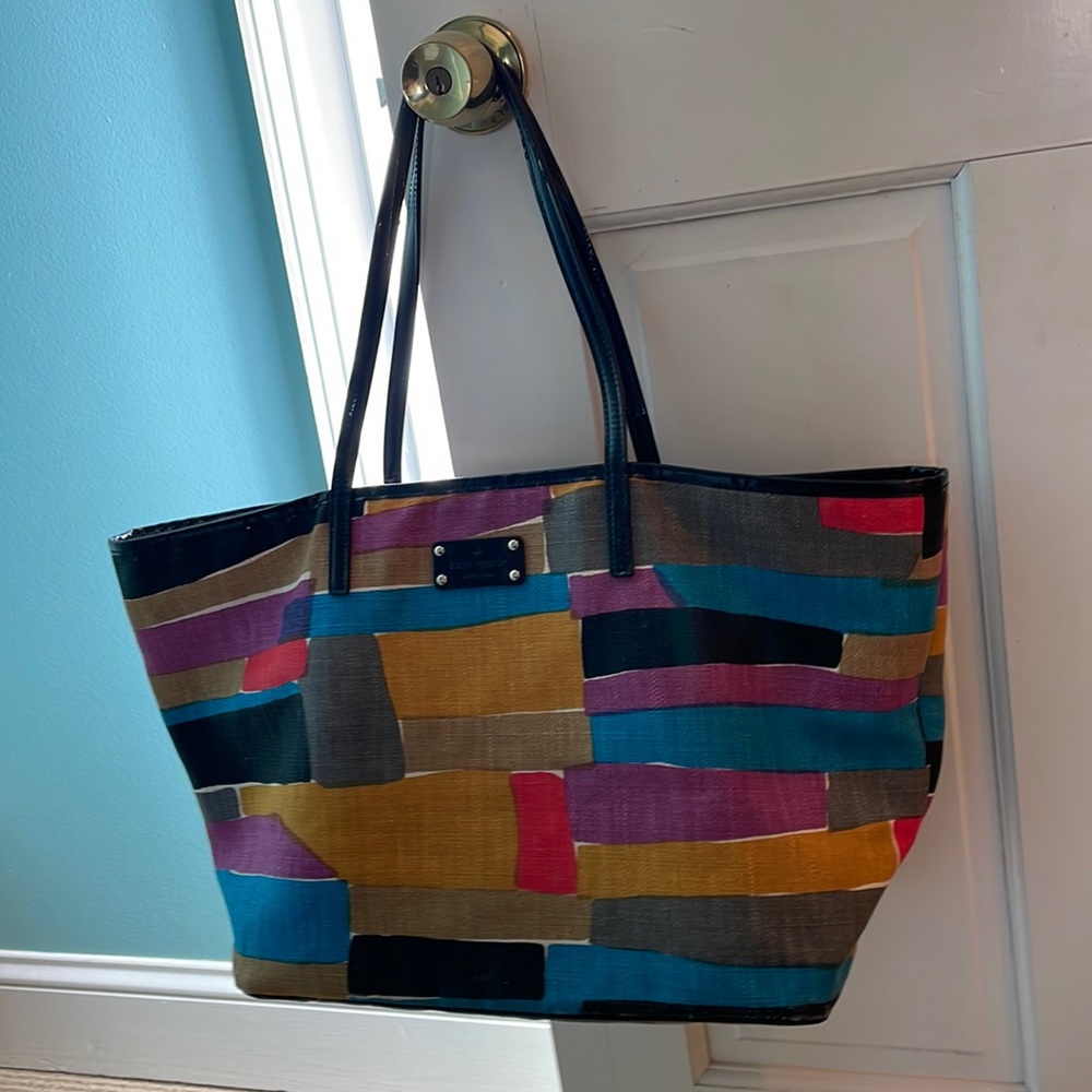 Kate Spade multi colored tote